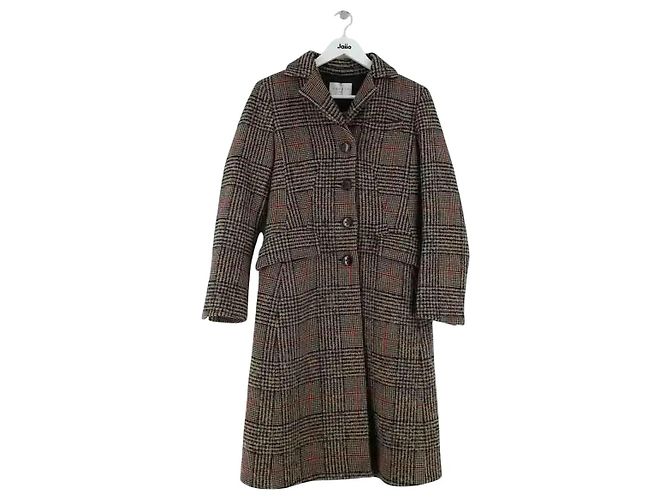 Sandro Brown Wool Coat