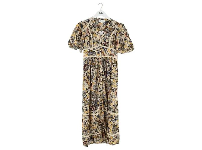 Gelbes Ba&Sh Kleid aus Viskose