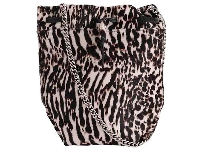 Mini sac à main Iro en cuir noir