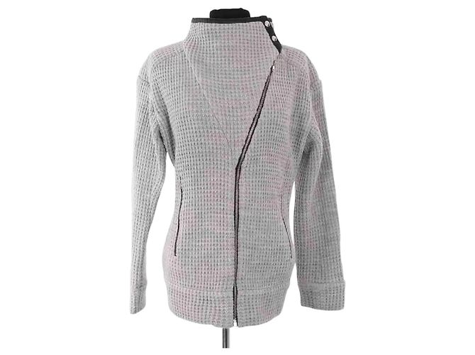 Iro Chelane grey wool cardigan