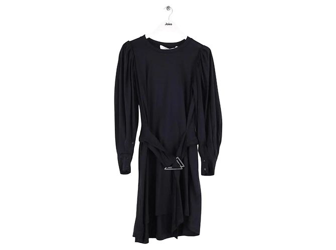 Iro Luomos Kleid schwarz aus Viskose