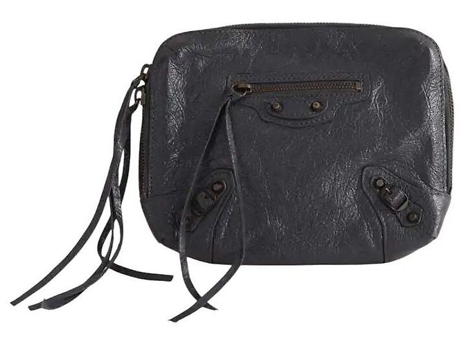 Balenciaga City Clutch anthrazit