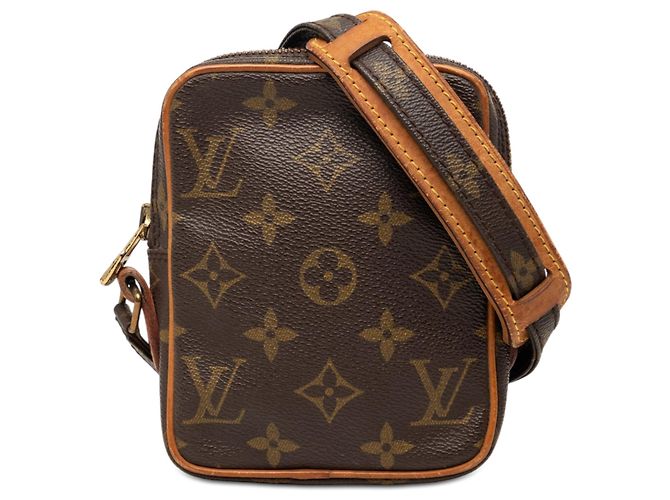Sac bandoulière Mini Danube Monogram Louis Vuitton marron