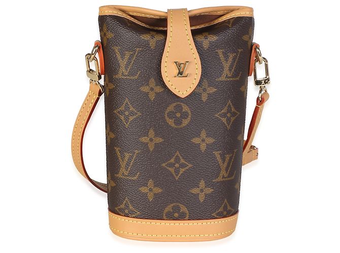 Bucket Pochette Fold Me en toile Monogram Louis Vuitton