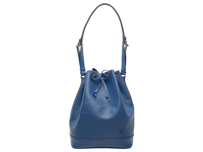 Borsa a secchiello Louis Vuitton Epi Noe GM Blu