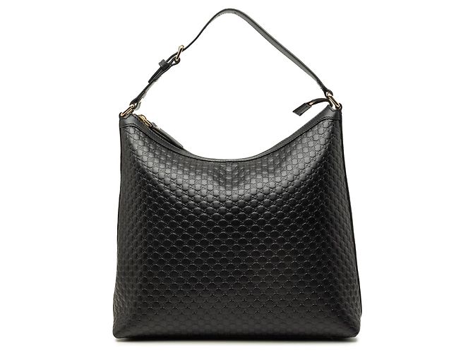 Borsa a tracolla Gucci Margaux in Microguccissima nera