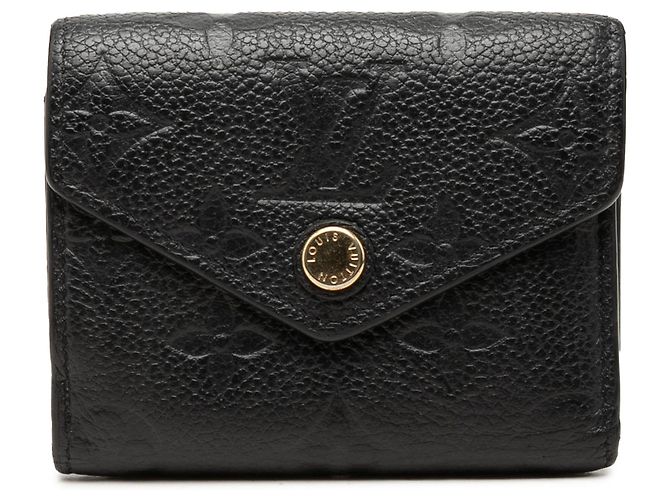 Black Louis Vuitton Monogram Empreinte Victorine Wallet Small Wallets