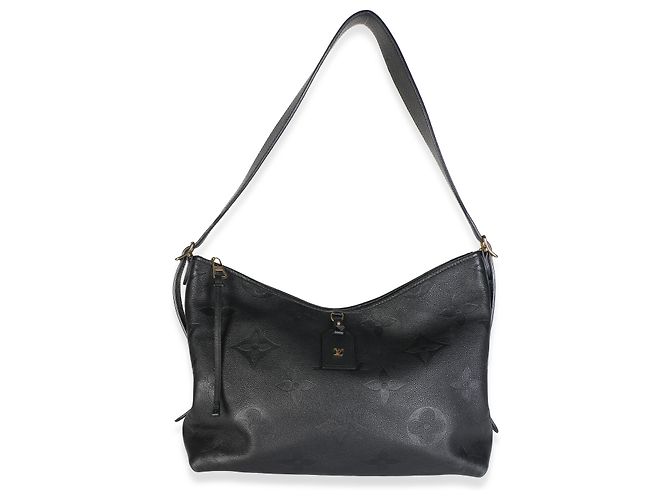 Louis Vuitton Black Monogram Empreinte Carryall MM