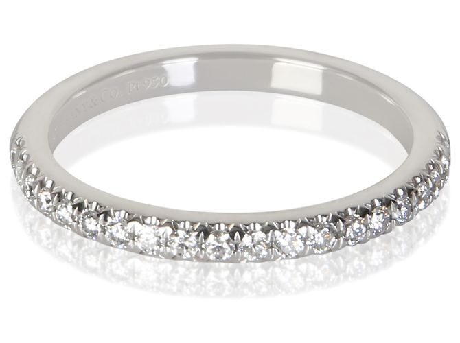 Tiffany & Co. Platinum Diamond Soleste Half Eternity Band