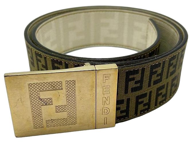 Fendi Gürtel aus Canvas mit FF-Monogramm