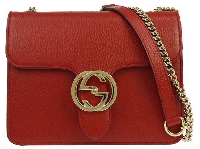 Gucci Interlocking Leather Small