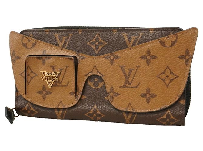 Louis Vuitton Monogram Reverse Zippy Shady Long Wallet