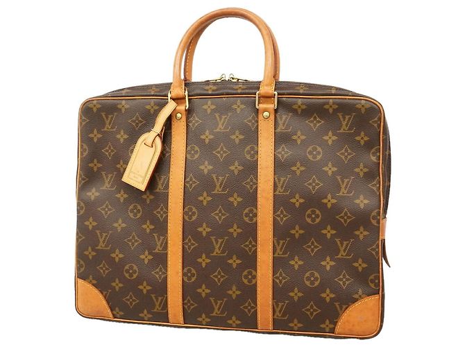 Louis Vuitton Monogram Portedocuments Voyage Tasche