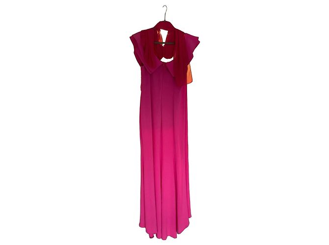 Autre Marque TO LOVE TO LOVE Maxikleid Pink Polyester