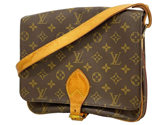 Sac à épaule Louis Vuitton Monogram Cartouchiere GM