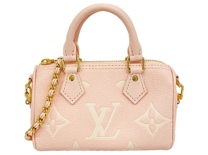 Borsa a mano Louis Vuitton Monogram Empreinte Bicolor Nano Speedy