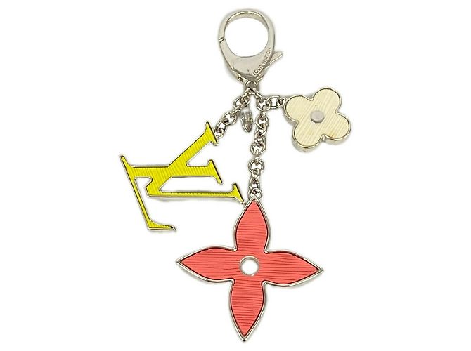 Chaveiro/Pingente Louis Vuitton em couro Epi