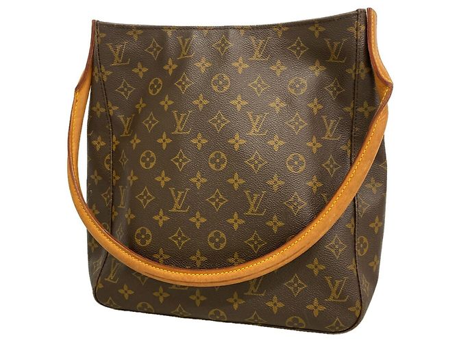Bolsa de Ombro Louis Vuitton Monogram Looping GM