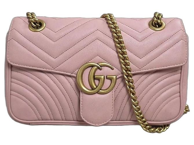 Gucci GG Marmont gesteppte Lederhandtasche