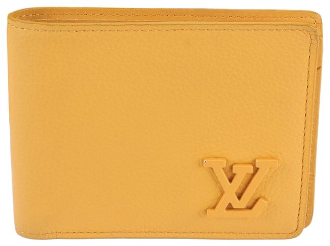Louis Vuitton Saffron Leather Bi-fold Wallet