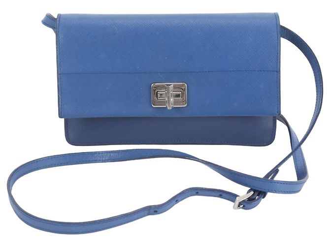 Prada Saffiano Leather Shoulder Bag