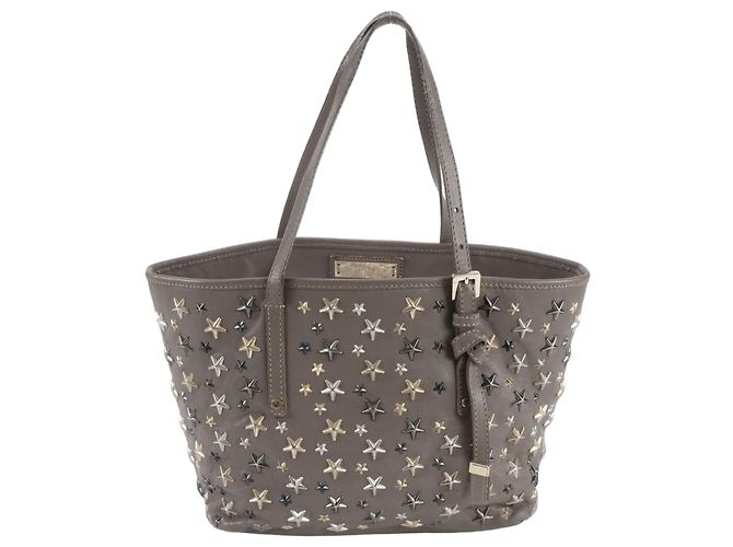 Saco Tote em couro Sasha Star Studded Jimmy Choo
