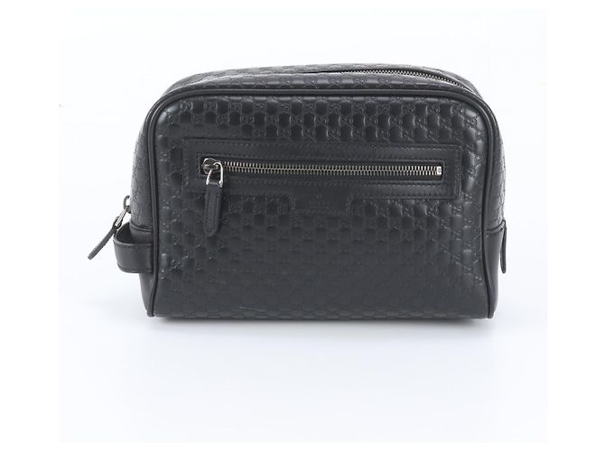 Gucci Micro Guccissima GG Leather Clutch Pouch