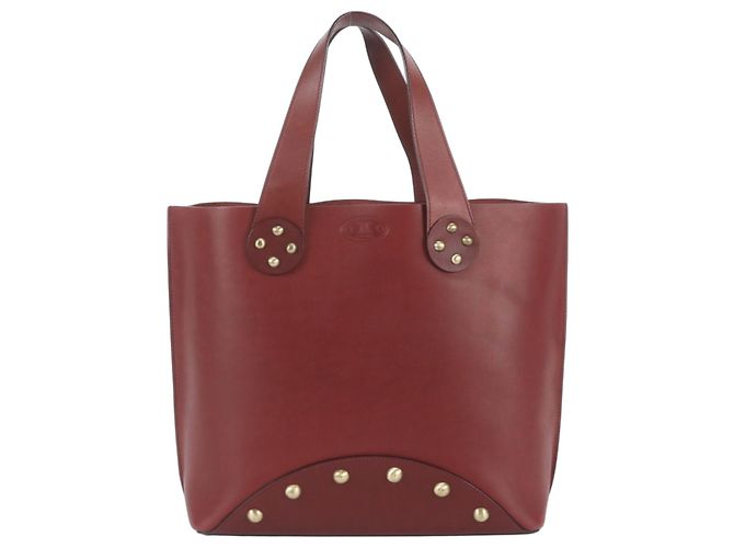 Céline Sac cabas en cuir clouté Celine