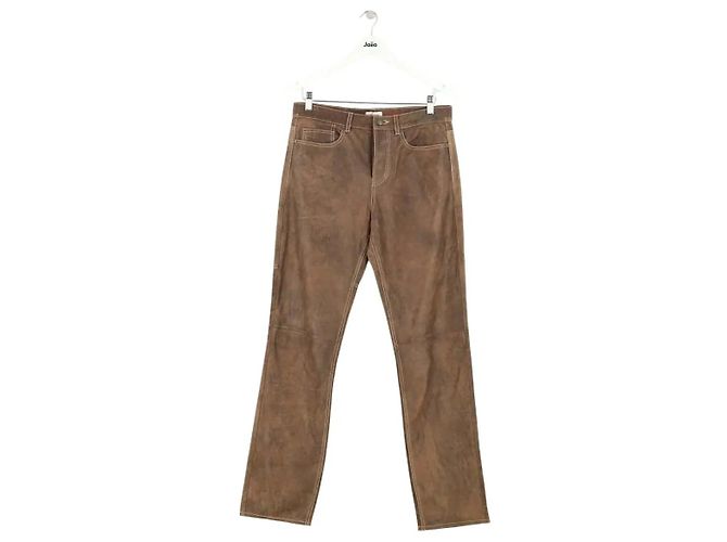 Zadig & Voltaire Calças retas John castanho