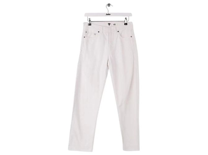 Dior Straight-Leg-Jeans aus weißer Baumwolle