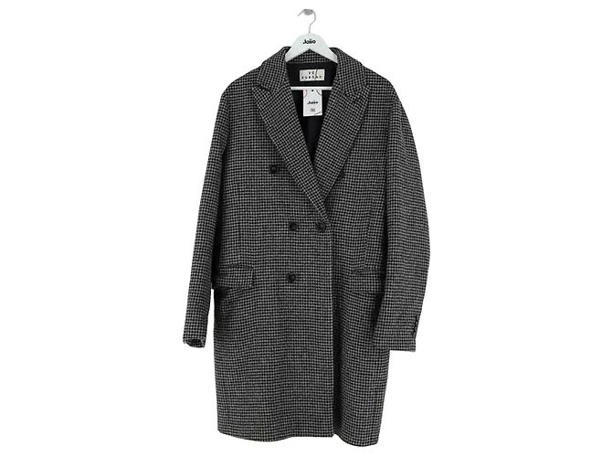 Autre Marque De Fursac Grey Wool Coat