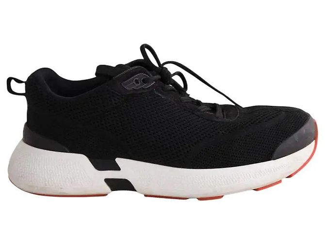 Hermès Black Cloth Sneakers