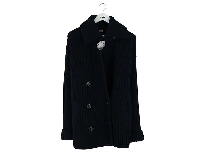 Prada Navy Blue Wool Jacket