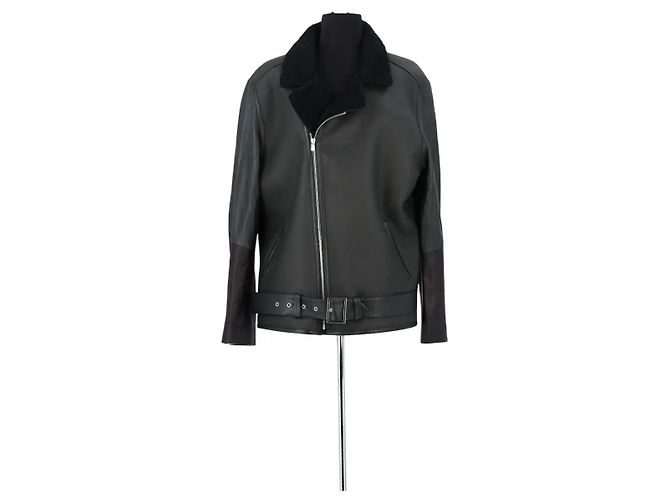Autre Marque Alice Balas Lederjacke Schwarz