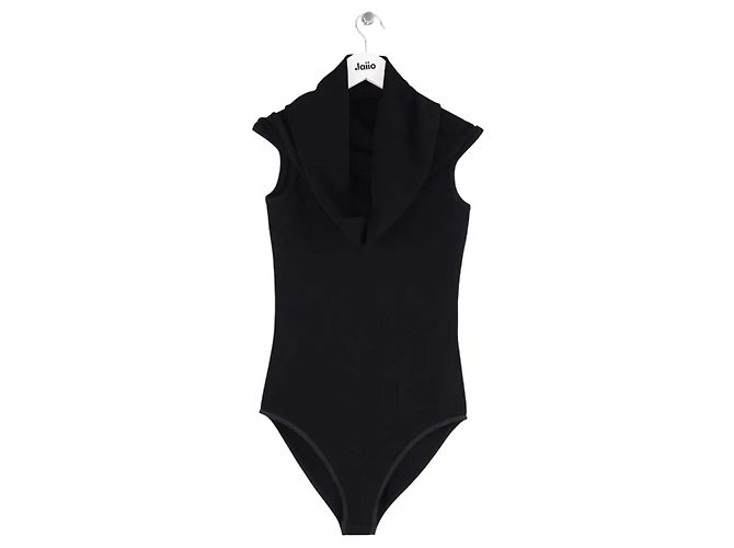 Body Alaïa in viscosa nero