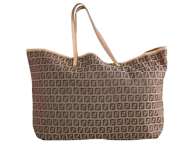 Fendi Borsa a tracolla Logo Shopper Tote marrone