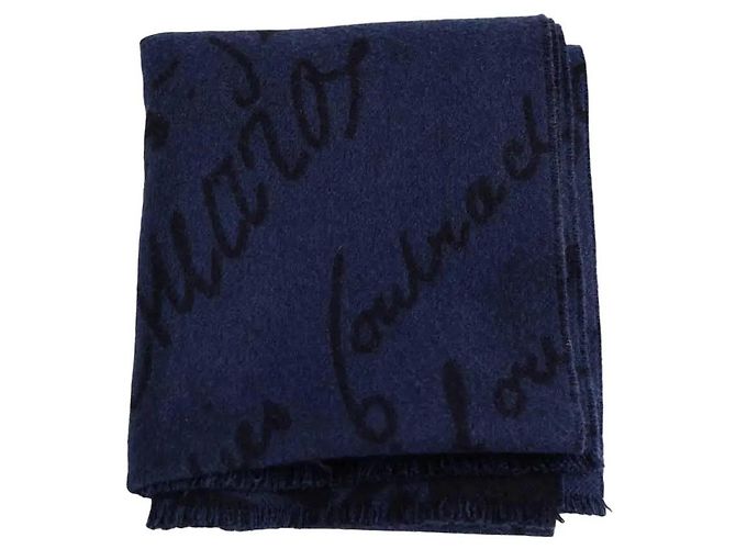 Sciarpa Berluti in lana blu