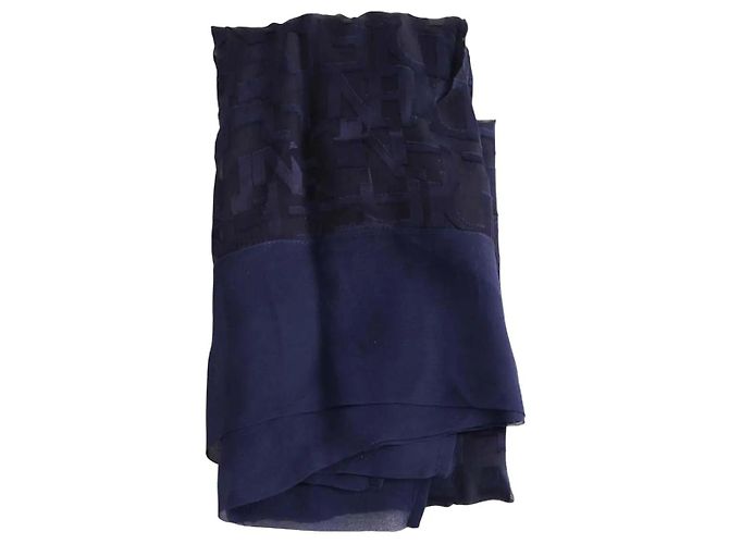 Stola Fendi in viscosa blu