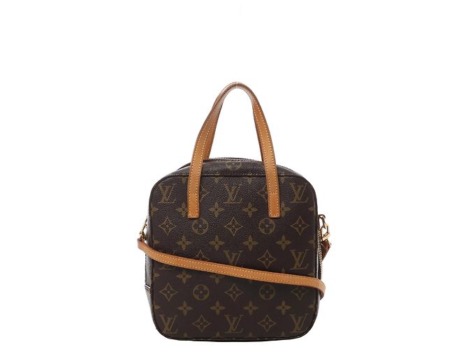 Bolsa de Mão 2Way Louis Vuitton Spontini Monogram Canvas em Brown M47500