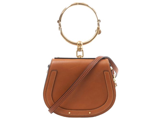 Chloé Sac à main 2Way Chloe Nile Bracelet en cuir, Marron