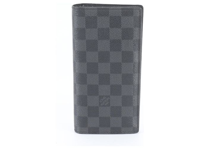 Louis Vuitton Damier Graphite Portefeuille Brazza Long Wallet