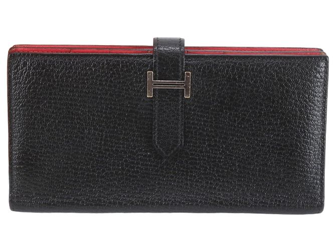 Hermès Hermes Bearn Soufflé Leder Geldbörse