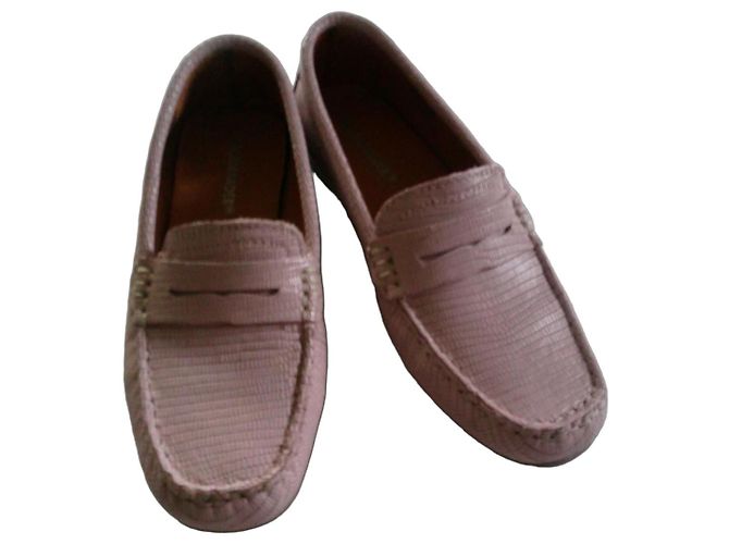 Autre Marque Salamander Mocasines de Cuero Rosa