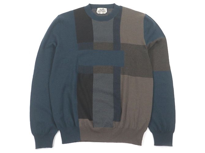 Hermès H logo Cashmere Knit M