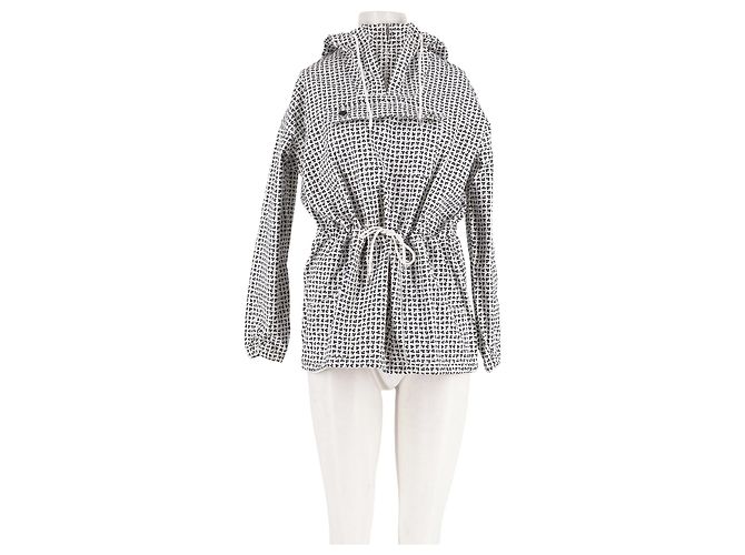 Chaqueta con capucha de algodón negra Vanessa Seward