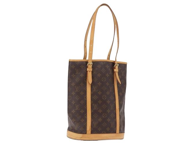 LOUIS VUITTON Monogram Bucket GM Shoulder Bag M42236 LV