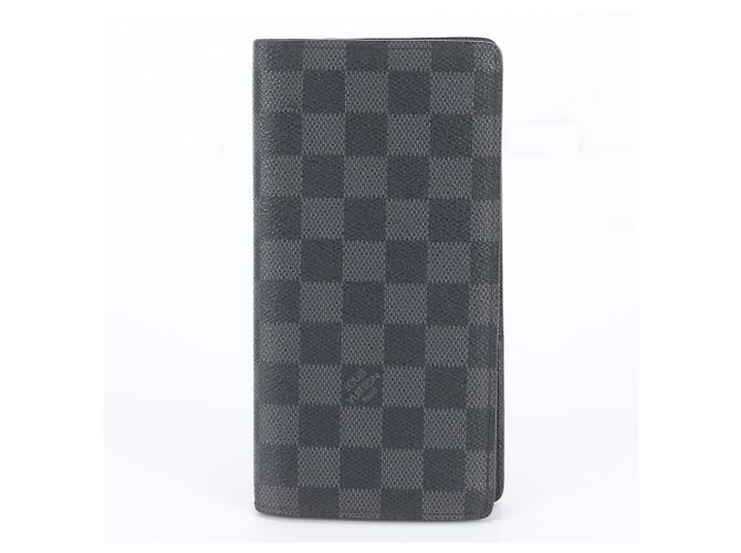 Louis Vuitton Damier Graphite Portefeuille Brazza Long Wallet