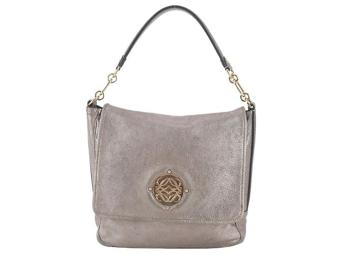 Loewe Anagram Leather Shoulder Bag