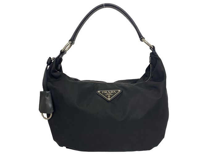 Sac à épaule Prada en nylon et cuir