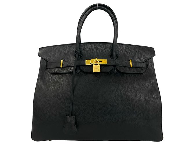 Hermès Sac à main HERMES Birkin 35 en cuir Ardennes